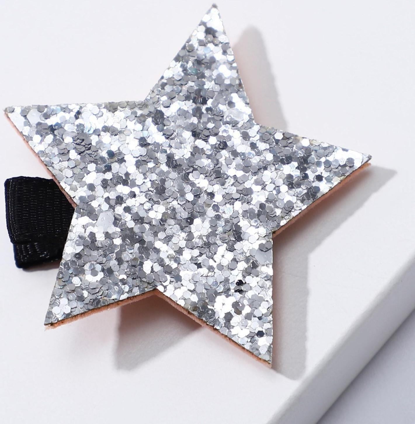 Заколка-звёздочка для волос «Самая красивая девочка», 5,5 х 1 см