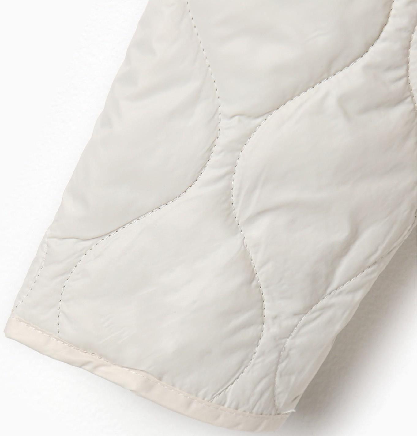 Куртка стеганая MIST Oversize размер 46, цвет молочный