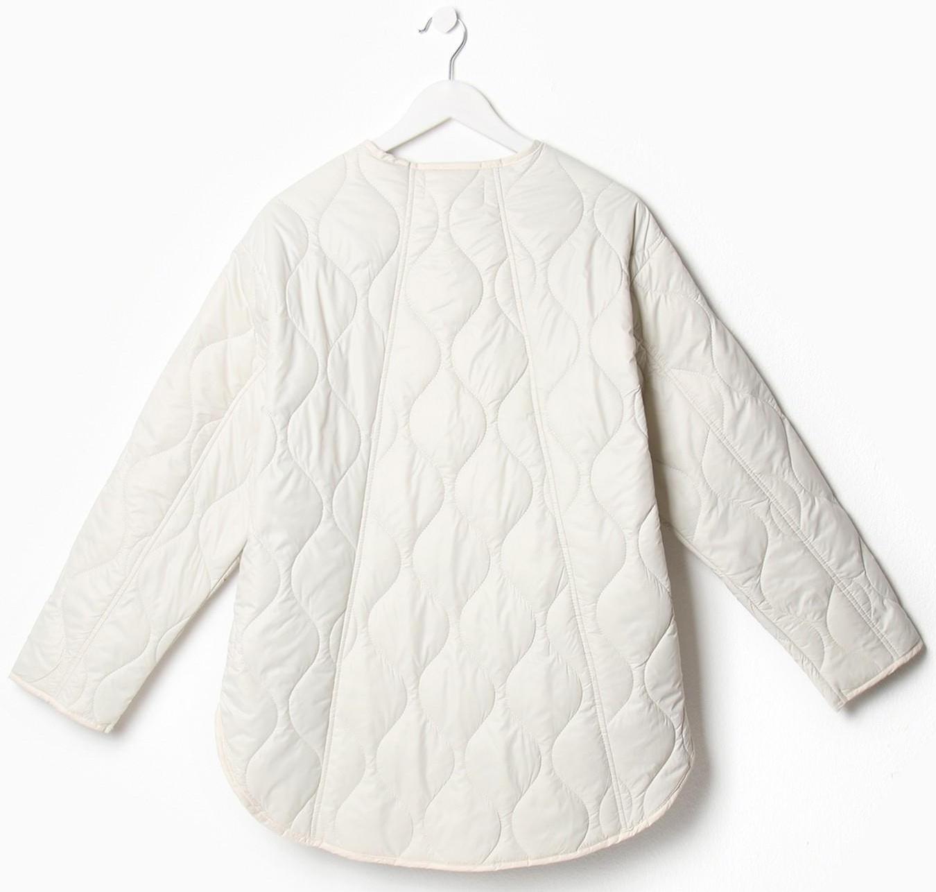 Куртка стеганая MIST Oversize размер 46, цвет молочный