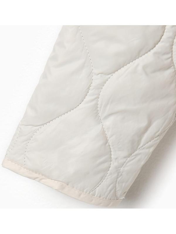 Куртка стеганая MIST Oversize размер 46, цвет молочный