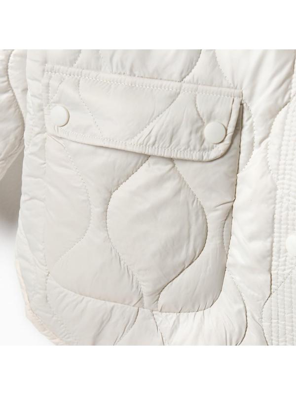 Куртка стеганая MIST Oversize размер 46, цвет молочный