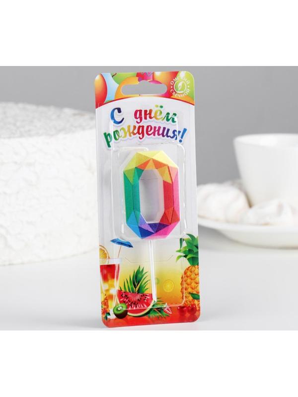 Свеча в торт на шпажке 