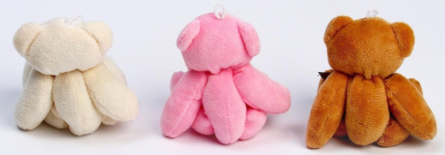 Мягкая игрушка «Милая медвежонок», МИКС