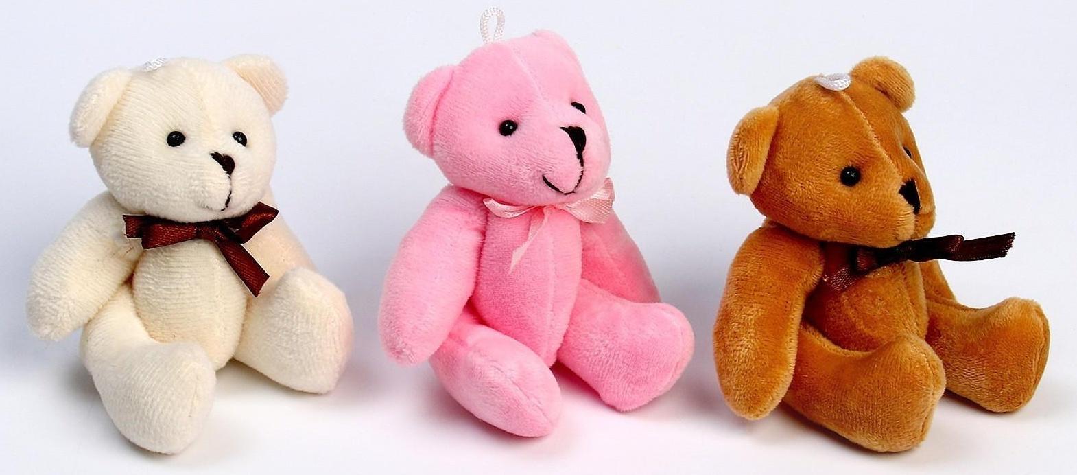 Мягкая игрушка «Милая медвежонок», МИКС