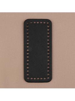 Донце для сумки, прямоугольное, 18 × 8 × 0,3 см, цвет чёрный