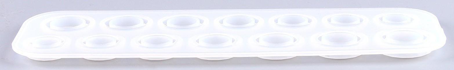 Форма силиконовая для эпоксидной смолы «Кольца» на 14 колец, 7 размеров — от 1,7 см до 2,3 см