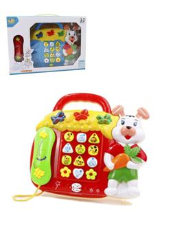 Телефон, свет, звук, эл.пит. ААх3 шт не вх. в компл., в ассорт., коробка