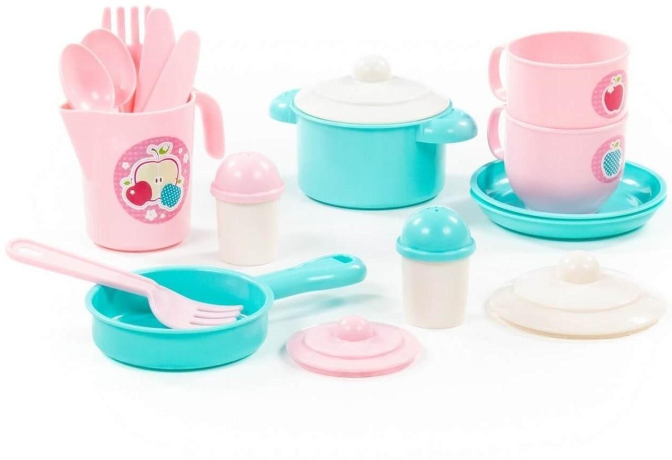 Набор детской посуды «Хозяюшка», на 2 персоны, 18 элементов
