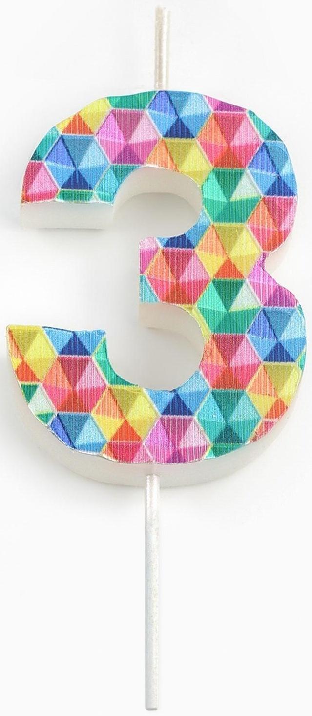 Свеча в торт на шпажке 