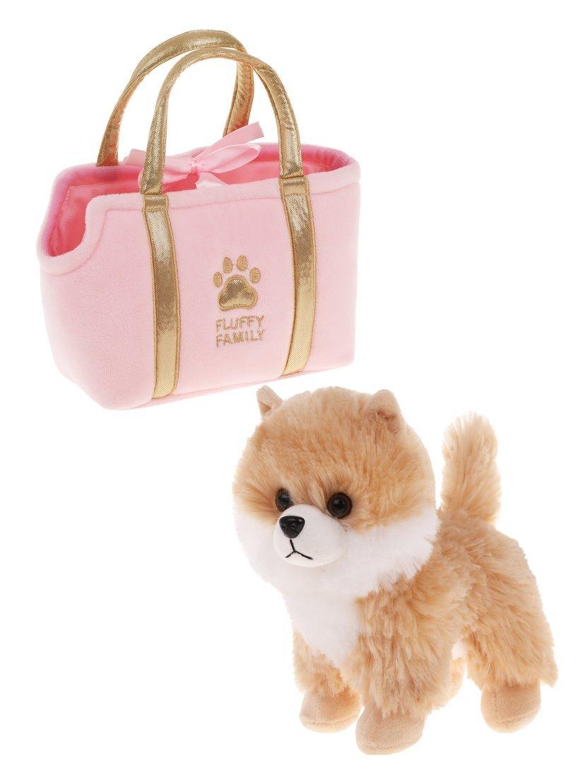 Щенок Шпиц 19см в сумке