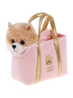 Щенок Шпиц 19см в сумке