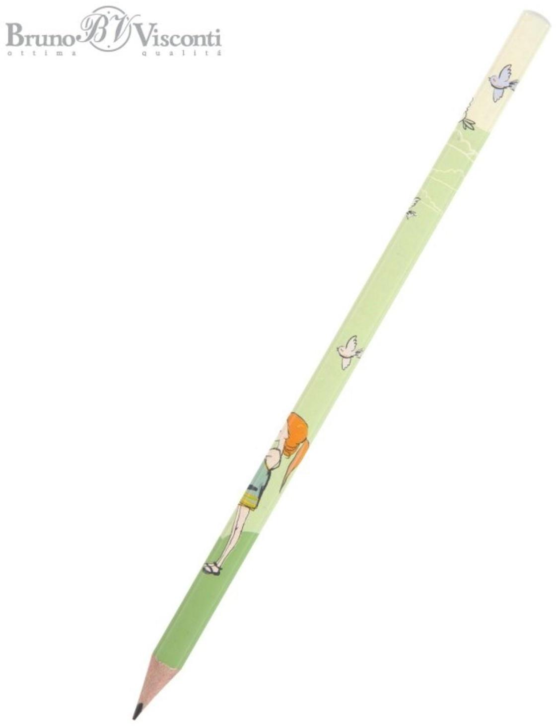 Карандаш чернографитный 2.0 мм Happy Graphix 