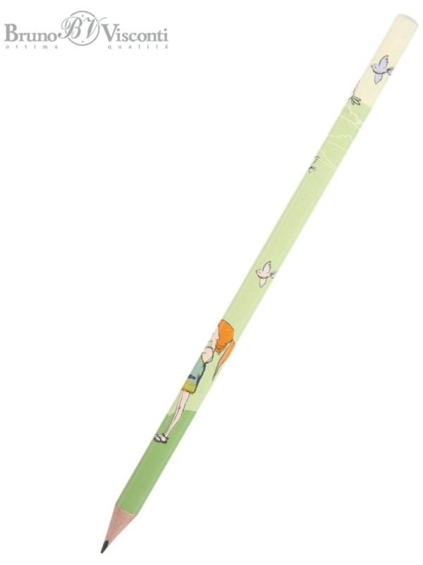 Карандаш чернографитный 2.0 мм Happy Graphix 