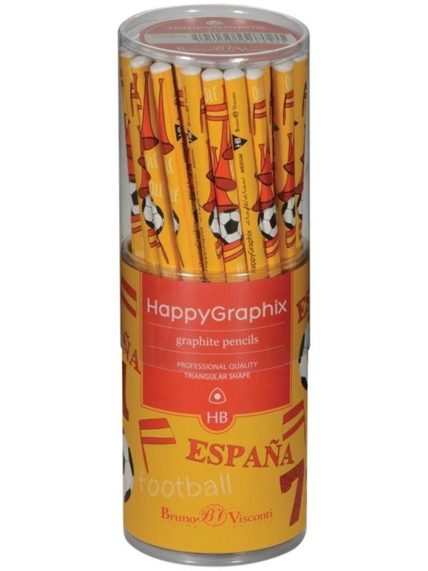 Карандаш чернографитный 2.0 мм Happy Graphix 