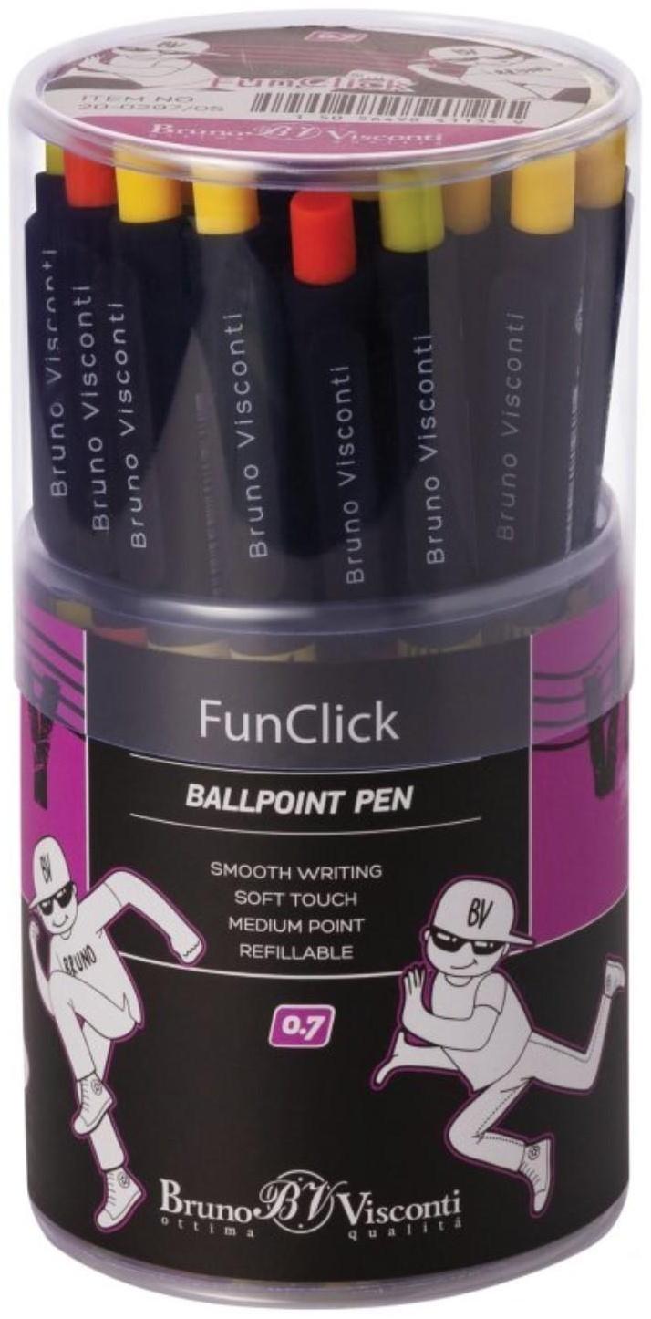 Ручка шариковая автоматическая FreshWrite FunClick 