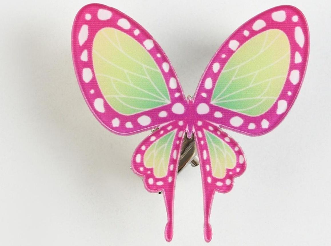 Заколка для волос «Бабочка»,аниме, 3,7 х 3,7 х 1 см