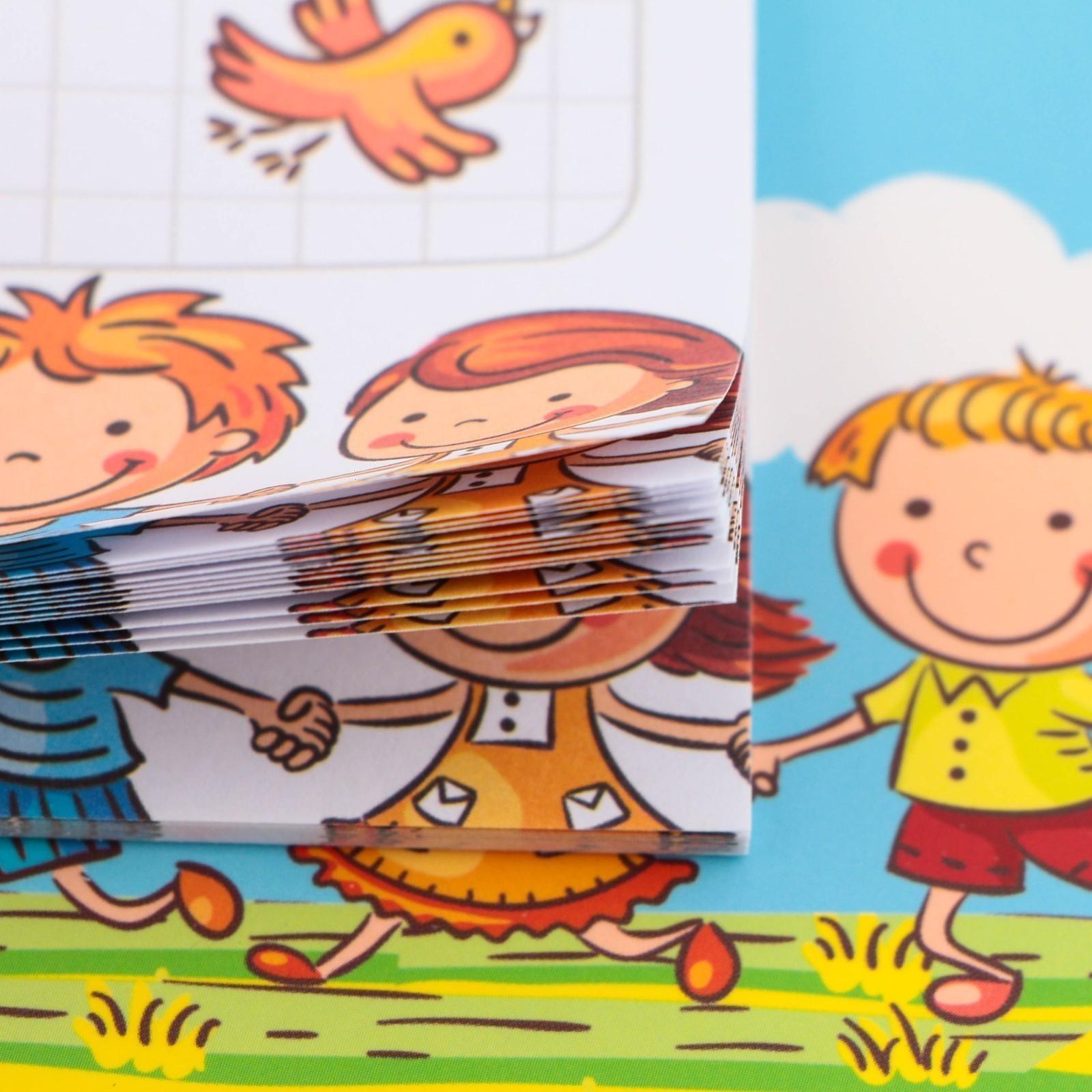 Стикеры с липким слоем, ручка синяя 0.7 мм, шариковая «Для любимого воспитателя», 30 листов.