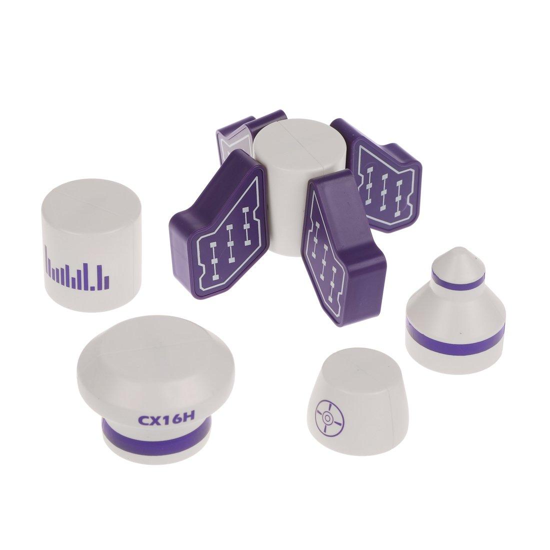 Конструктор магнитный Ракета, 9 деталей