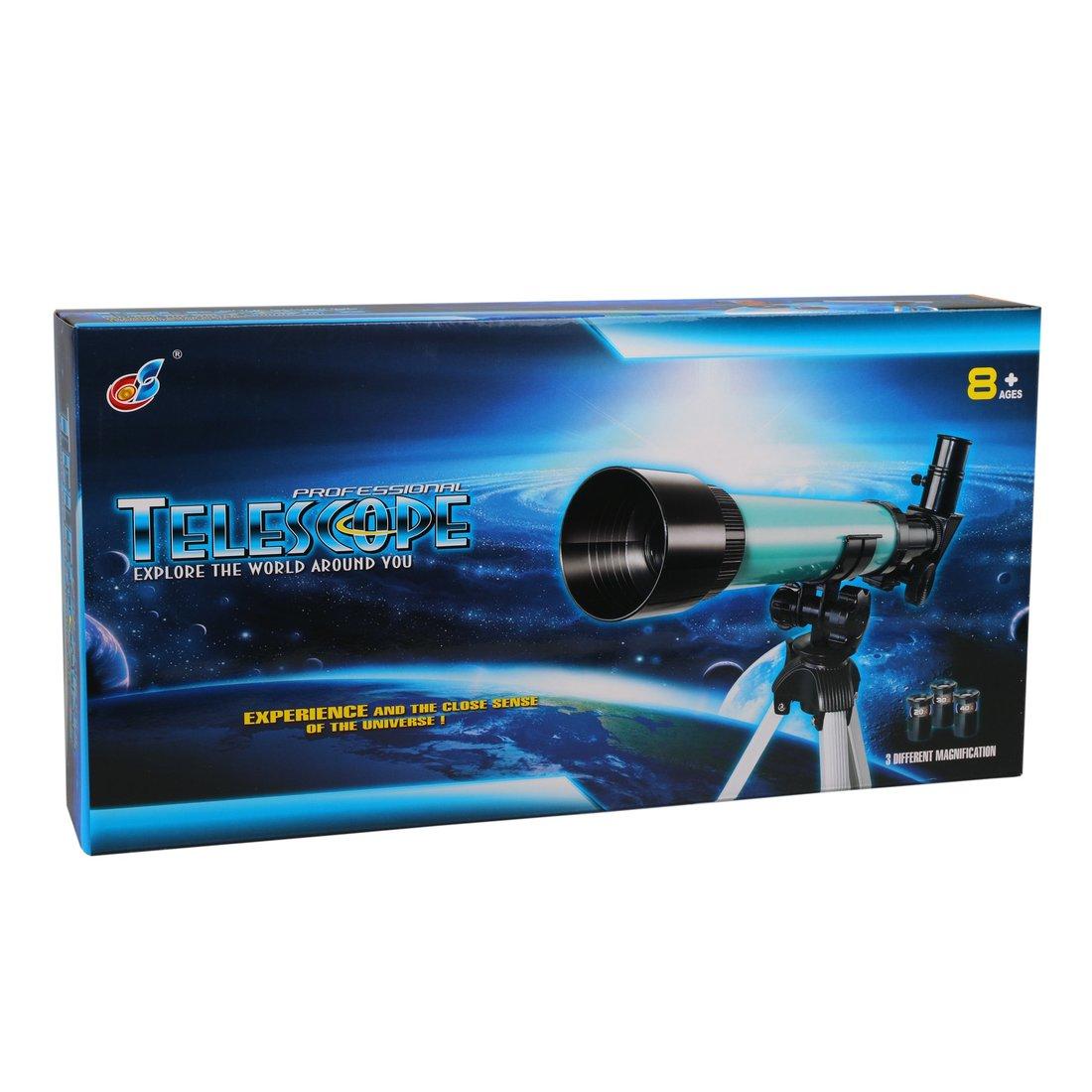 Телескоп детский 40х увеличение, коробка