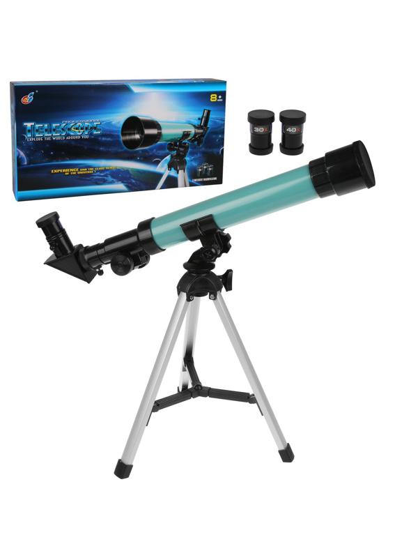Телескоп детский 40х увеличение, коробка