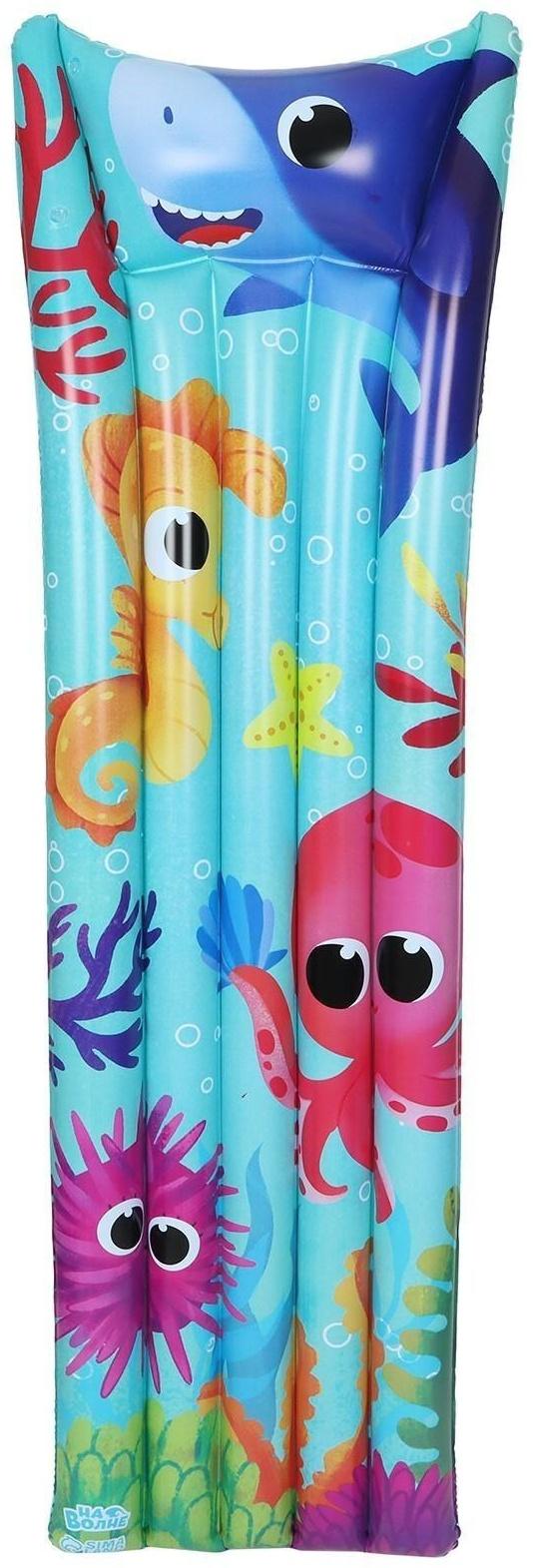 Матрас пляжный «Морской мир», 174 х 56 см