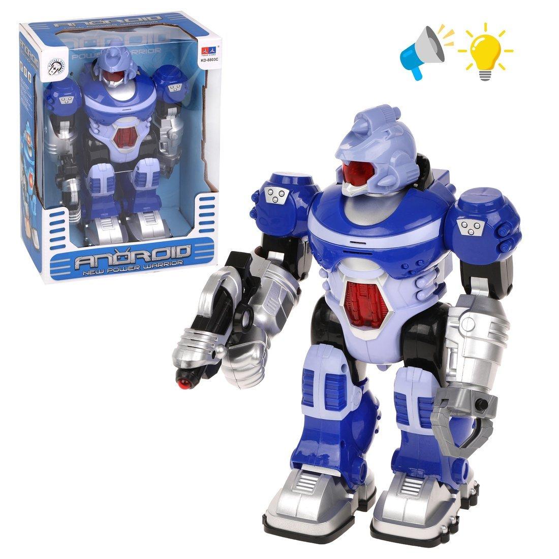 Робот электрифицированный, свет, звук, эл.пит.АА*3шт.не вх.в комплект, коробка