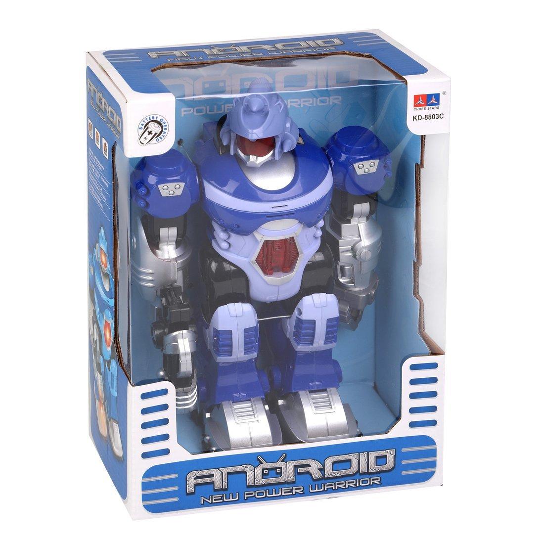 Робот электрифицированный, свет, звук, эл.пит.АА*3шт.не вх.в комплект, коробка