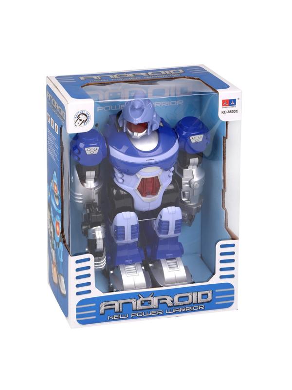 Робот электрифицированный, свет, звук, эл.пит.АА*3шт.не вх.в комплект, коробка