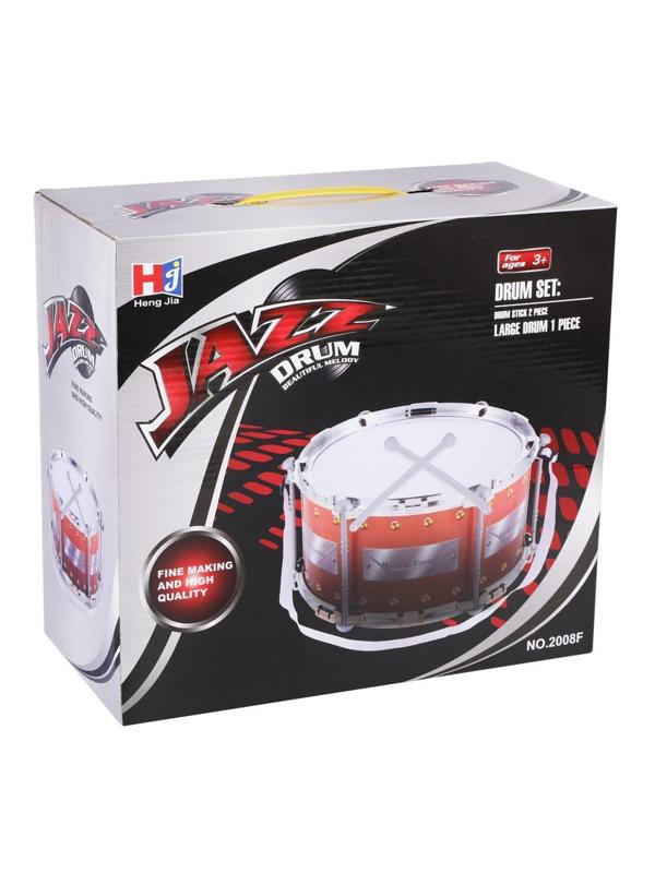 Музыкальная игрушка барабан, 2 палочки, кор.