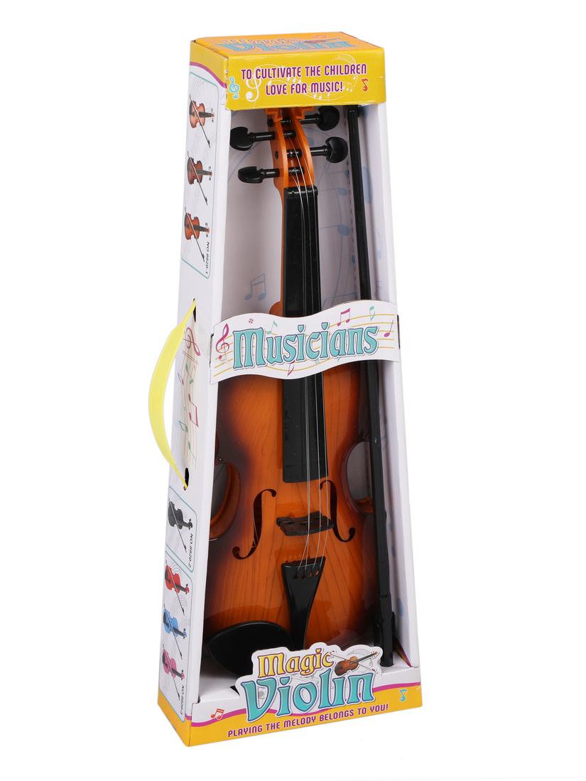 Скрипка 39 см, в ассорт., кор.