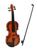 Скрипка 39 см, в ассорт., кор.