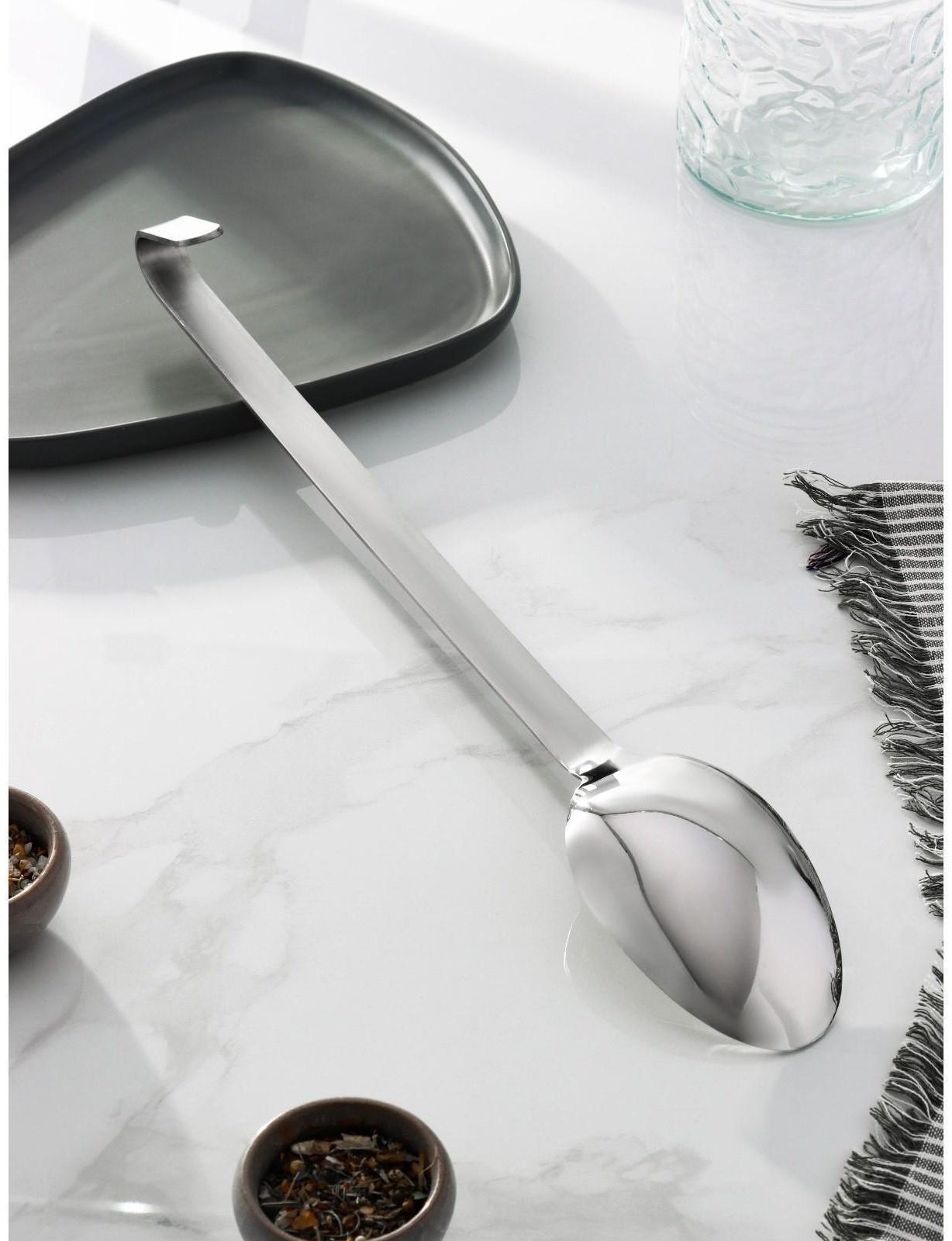 Ложка гарнирная из нержавеющей стали Доляна «Индия», 43×7 см, толщина 3 мм