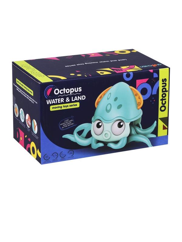 Каталка на веревочке Осьминог, в ассорт., коробка