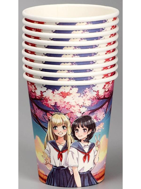 Стакан бумажный «Аниме», 250 мл
