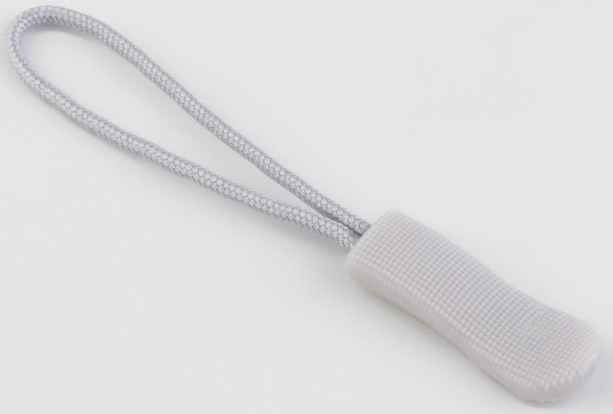 Пуллер для молнии, 2,5 см, 6 × 0,8 см, 10 шт, цвет светло-серый