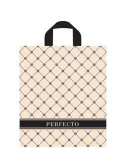 Пакет с петлевой ручкой Перфекто Карамель 35х31см 25шт/уп