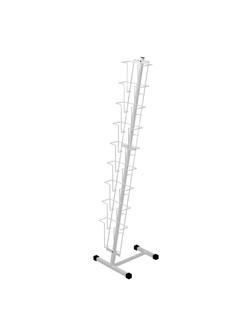 Стойка для брошюр К010 на 9 лотков А4 (410х390х1610 мм),белая