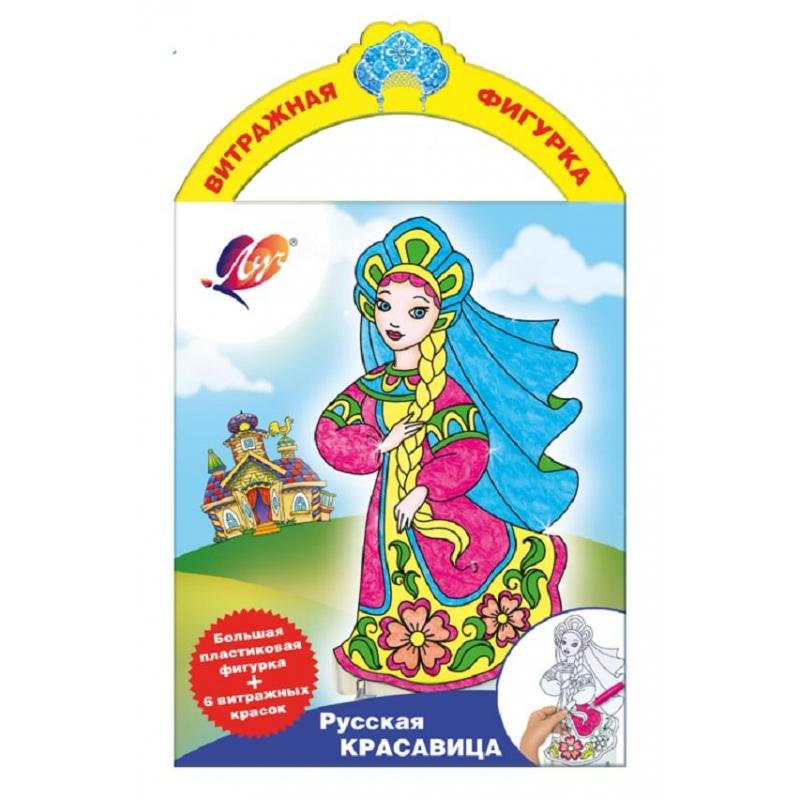 Набор для витража краски по стеклу с траф.Русская красавица30С 1948-08