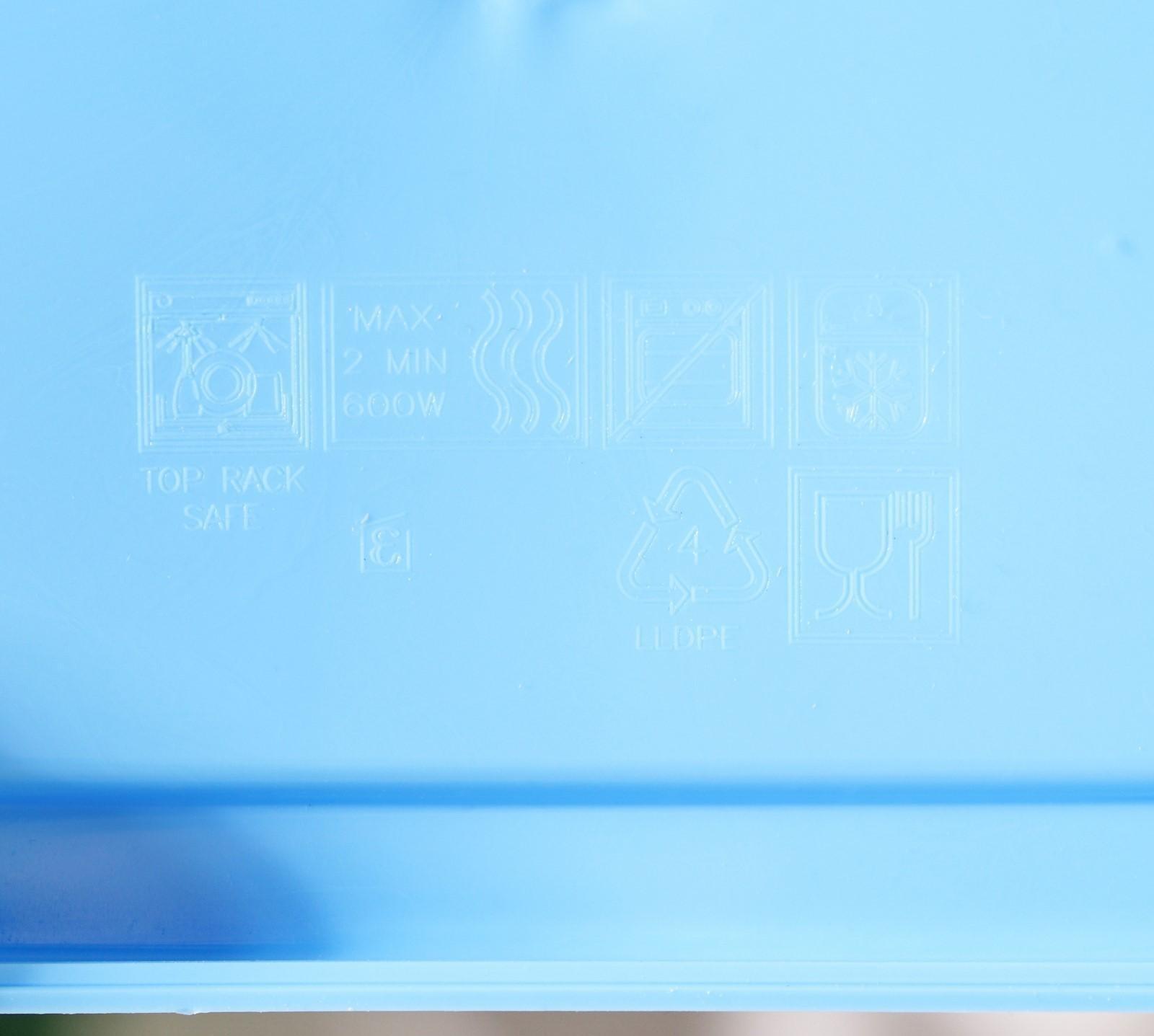 Контейнер Snow Box с крышкой, 1200 мл, цвет голубой