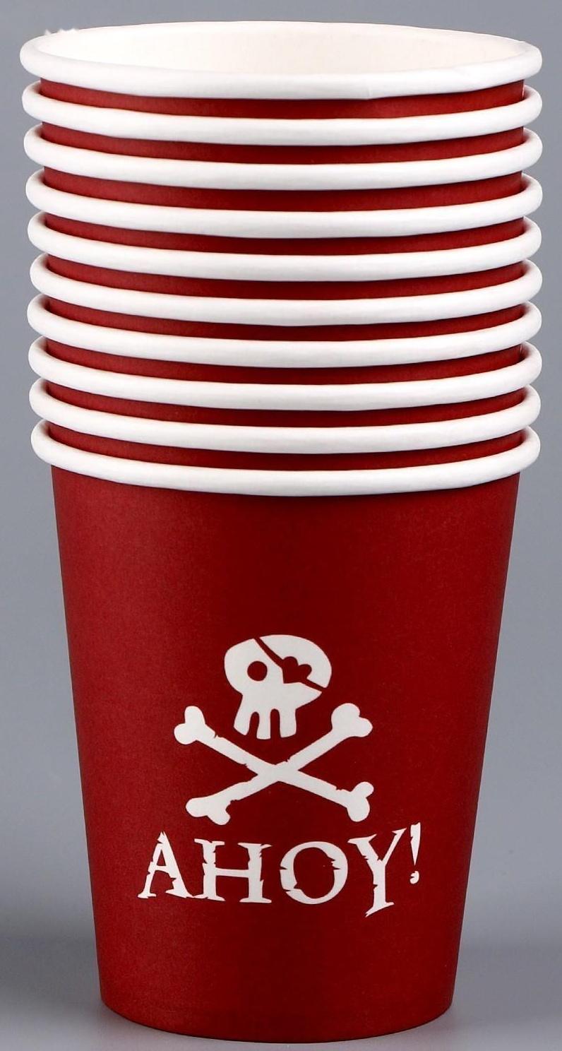 Стакан бумажный «Пираты», 250 мл