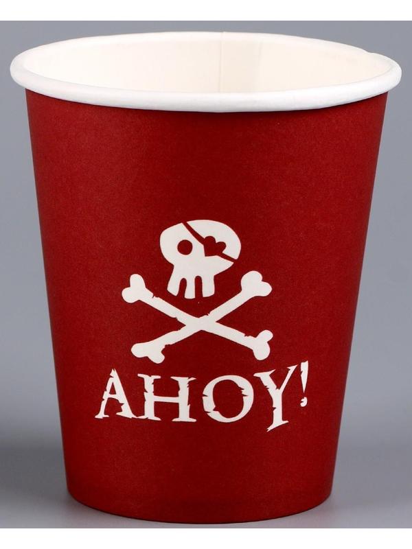 Стакан бумажный «Пираты», 250 мл
