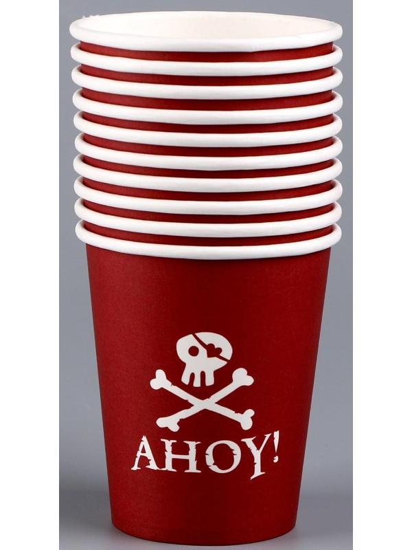 Стакан бумажный «Пираты», 250 мл
