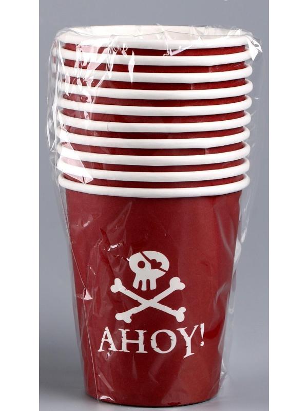 Стакан бумажный «Пираты», 250 мл