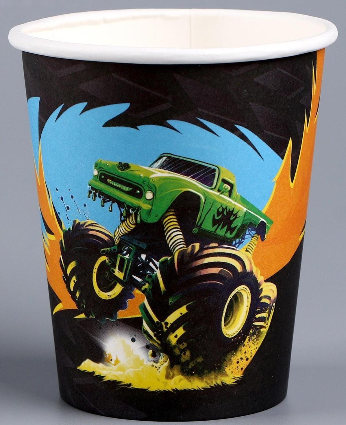 Стакан бумажный «Тачка», 250 мл