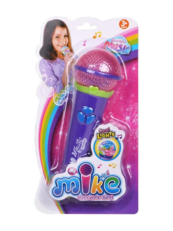 Микрофон, свет, звук, эл. пит. AAх2 не вх. в компл., в ассорт., блистер