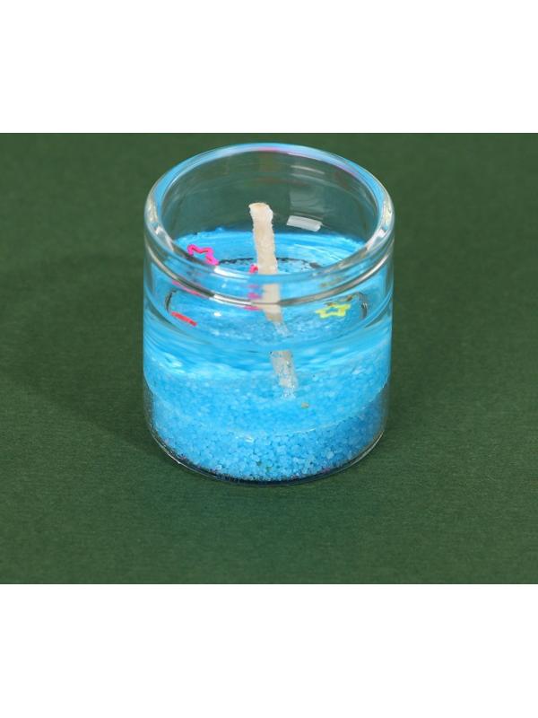 Набор гелевых свечей «Счастливого Нового года и Рождества», 3 шт, 2,5 х 2,5 см