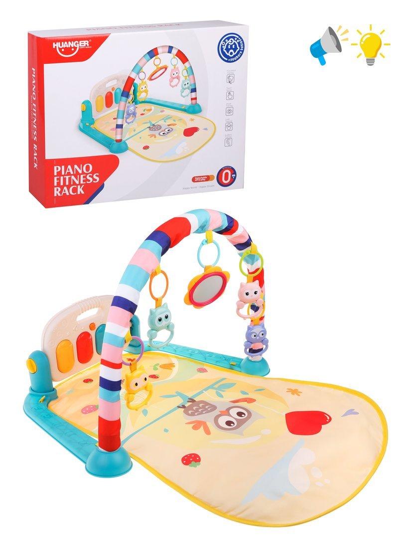 Коврик развивающий, звук, эл.пит. ААх2 не вх.в компл., коробка