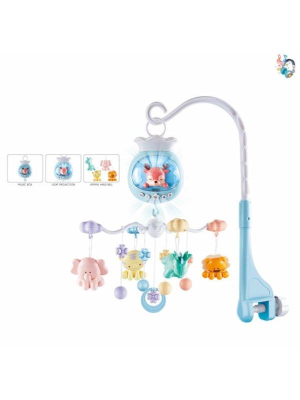 Мобиль на ИК управлении, звук, свет, эл. пит. АААх3 шт, CR2025х1 не вх. в
компл., коробка