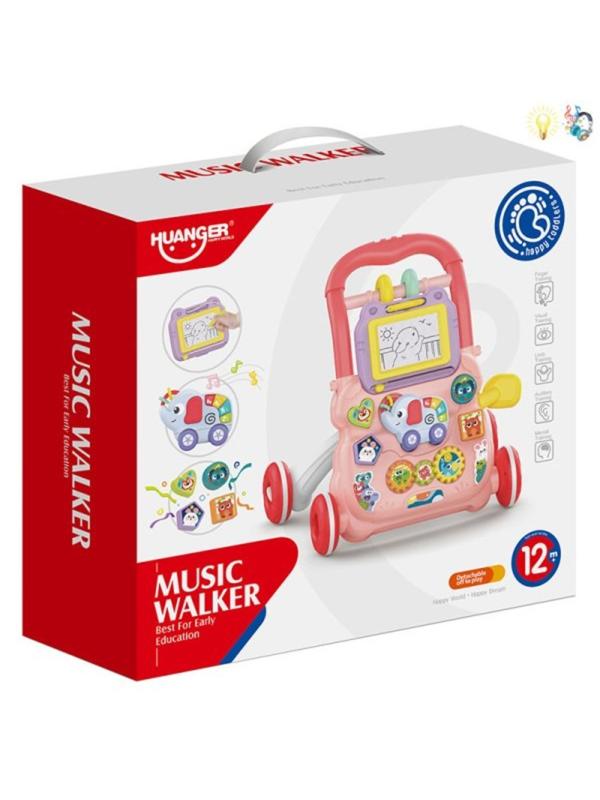 Каталка-ходунки, свет, звук, эл. пит. АААх2 не вх. в компл., коробка