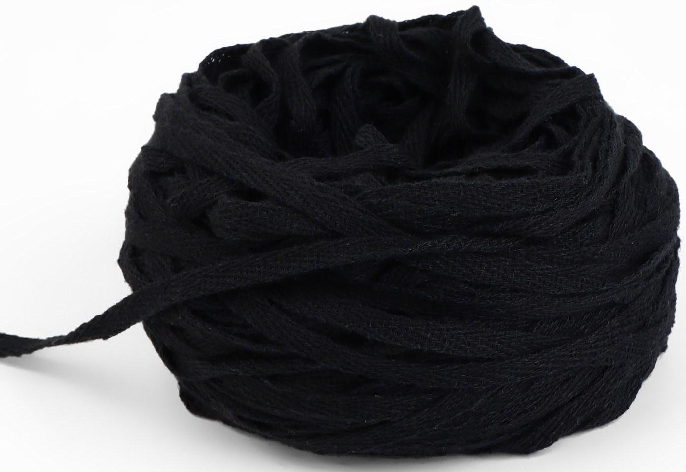 Лента киперная, 5 мм, 100 ± 1 м, цвет чёрный